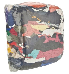 25 lb Bag of Rags - T Shirt Rags - Mixed-Industrial Tool Supply