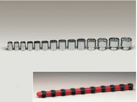 1/2" Dr., 14 Pc. 12 Pt. Std. Socket Set, 7/16" - 1-1/4"-Wright Tools