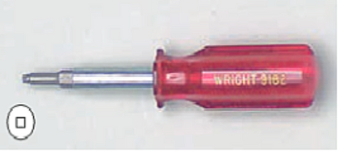 #0, #1, #2, #3 Robinson SQ - 4 in 1 Screwdriver