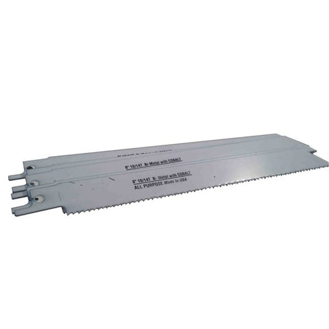 8″ x 10/14TPI Blu-Mol® Bi-Metal Reciprocating Saw Blade (5 pack)-Disston