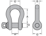 Alloy Screw Pin Anchor Shackles-Peerless Industrial Group