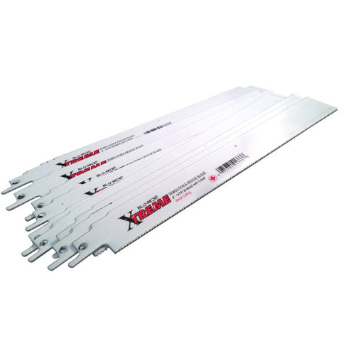 9″ x 14TPI Blu-Mol® Xtreme Bi-Metal Demolition Reciprocating Saw Blade (10 Pack)-Disston
