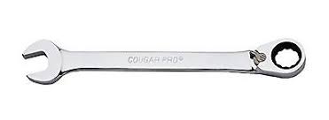 Metric Ratcheting Combo Wrench-Full Polish-Cougar Pro