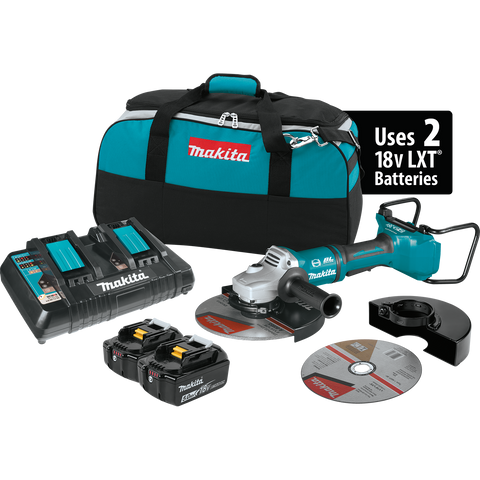 9" Paddle Switch Cut‑Off/Angle Grinder Kit, with Electric Brake  - XAG13PT1