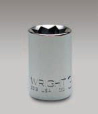 1/4" Drive 8 Point Std Socket-Wright Tools