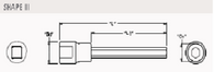 3/8" Drive Metric Hex Bit Replacement Long Length-Wright Tools