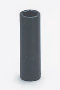 1/2" Drive 6 Point Deep Socket-Black Finish-Wright Tools
