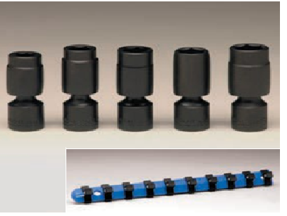 3/8" Dr., 5 Pc. Metric Universal Power Socket Set 10mm - 15mm-Wright Tools