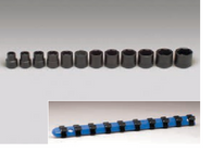 3/8" Dr., 12 Pc. Impact Metric Socket Set 8mm - 19mm 6 Pt. Std.-Wright Tools