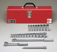 1/2" Dr., 24 Pc. Socket Set, 7/16" - 1-1/4"-Wright Tools