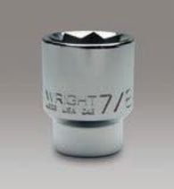1/2" Drive 8 Point Socket-Wright Tools