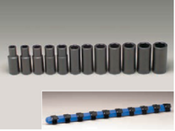 1/2" Dr., 12 Pc. 6 Pt. Deep Metric Impact Socket Set, 10mm - 21mm-Wright Tools
