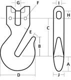 Clevis Type Grab Hooks for Overhead Lifting-Peerless Industrial Group