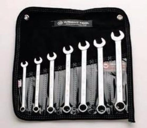 7 Pc. Combination Wrench Set 3/8" - 3/4" 12 Pt.-Wright Tools