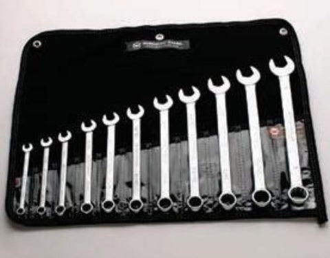 11 Pc. Combination Wrench Set 3/8" - 1" 12 Pt.-Wright Tools