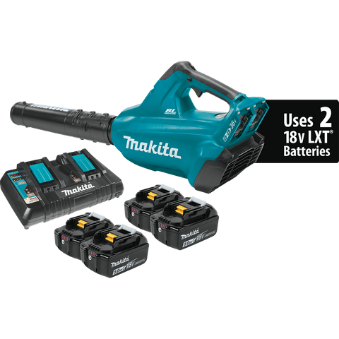 18V X2 Brushless Blower w/ Two Extra Batteries - XBU02PT1-Makita