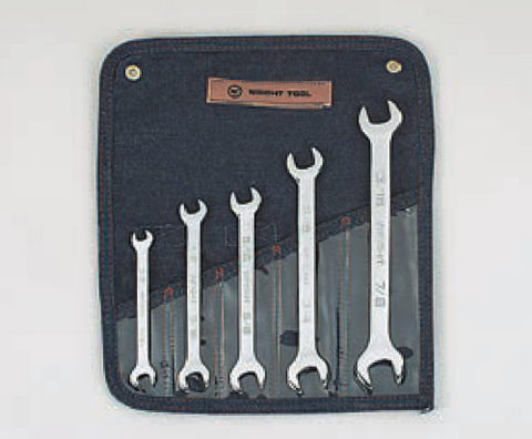 5 Pc. Open End Wrenches 3/8" - 7/8"-Wright Tools