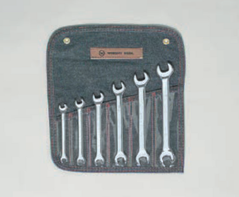 6 Pc. Metric Open End Wrenches 8x9 - 18x19-Wright Tools