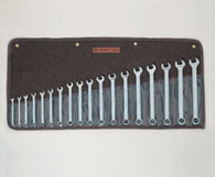 18 Pc. metric Combination Wrench Set 7mm-24mm-Wright Tools