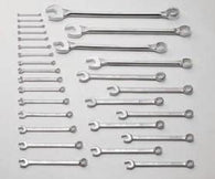 28 Pc. 12 Pt. Metric Combination Wrench Set, 6mm-50mm-Wright Tools
