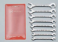 8 Pc. Miniature Open End Wrench Set, 7/32" - 7/16"-Wright Tools