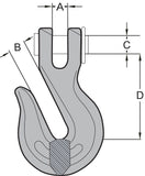 Transport (G70) Clevis Grab Hook-Peerless Industrial Group