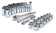 52 Pc SAE/Metric Std/Deep Socket Set-Crescent