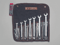 7 Pc. Full Polish Combination Wrench Set 3/8" - 3/4" 12 Pt.-Wright Tools