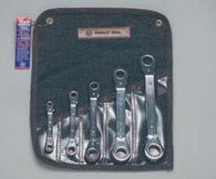 5 Pc. Ratcheting Box Wrench Set, Offset  1/4"-7/8"-Wright Tools