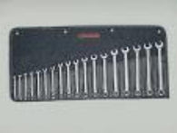 18 Pc. Full Polish Metric Combination Wrenches 7mm-24mm-Wright Tools