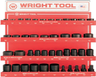 43 Pc. 3/4" Dr. 6 Pt. Standard and Deep Sockets-Wright Tools
