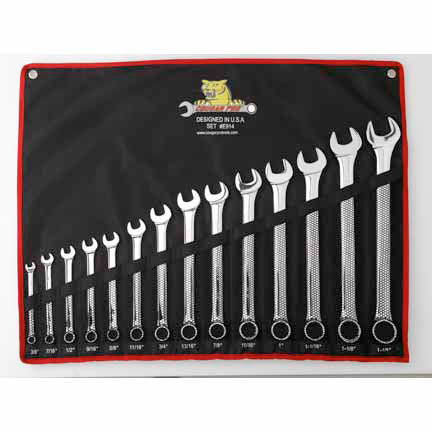 SAE Professional Large Combination Wrench Set, 4 Pc.