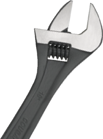 Adjustable Wrench-Black Finish-Cougar Pro