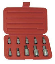 3/8" & 1/2" Drs., 10 Pc. Hex Bit Socket Set, 1/8" - 3/8"-Wright Tools