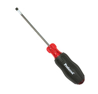 Slotted Black TPV Handle Acetate Cushion Grip Screwdriver-Proferred Tools