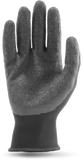 G15PCL-KM - CRINKLE LATEX PALM Black 13g Polyester Knit Glove with Latex Palm-Guardmor