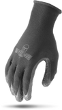 G15PCL-KM - CRINKLE LATEX PALM Black 13g Polyester Knit Glove with Latex Palm-Guardmor