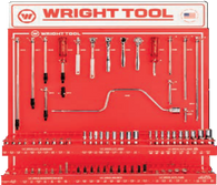 79 Pc. 1/4" Dr. 6 & 12 Pt. Sockets, Handles & Attachments-Wright Tools