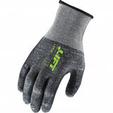 FIBERWIRE Double Dipped Sandy Nitrile - Cut Level 5, grey liner-Lift Safety