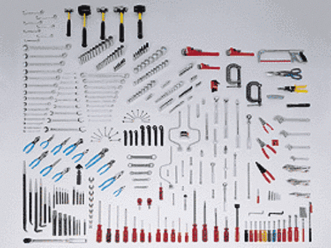 372 Pc Master Maintenance Set, Tools Only-Wright Tools