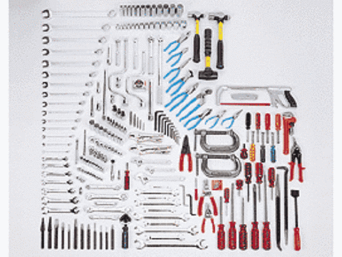 219 Pc Intermediate Set, 1/4", 3/8" & 1/2", Tools Only-Wright Tools
