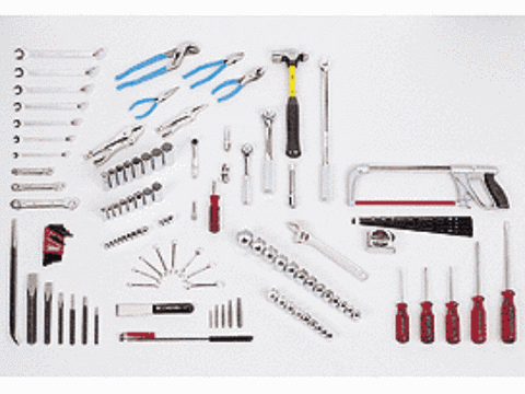 131 Pc General Service Set, Tools Only-Wright Tools
