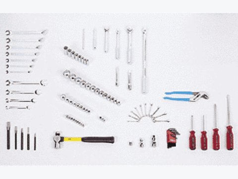 98 Pc Basic Service Set, Tools Only-Wright Tools