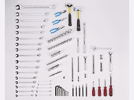 122 Pc Service Metric Set, Tools Only-Wright Tools