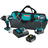 18V LXT® Lithium‑Ion Cordless 2‑Pc. Combo Kit (3.0Ah) - XT270-Makita